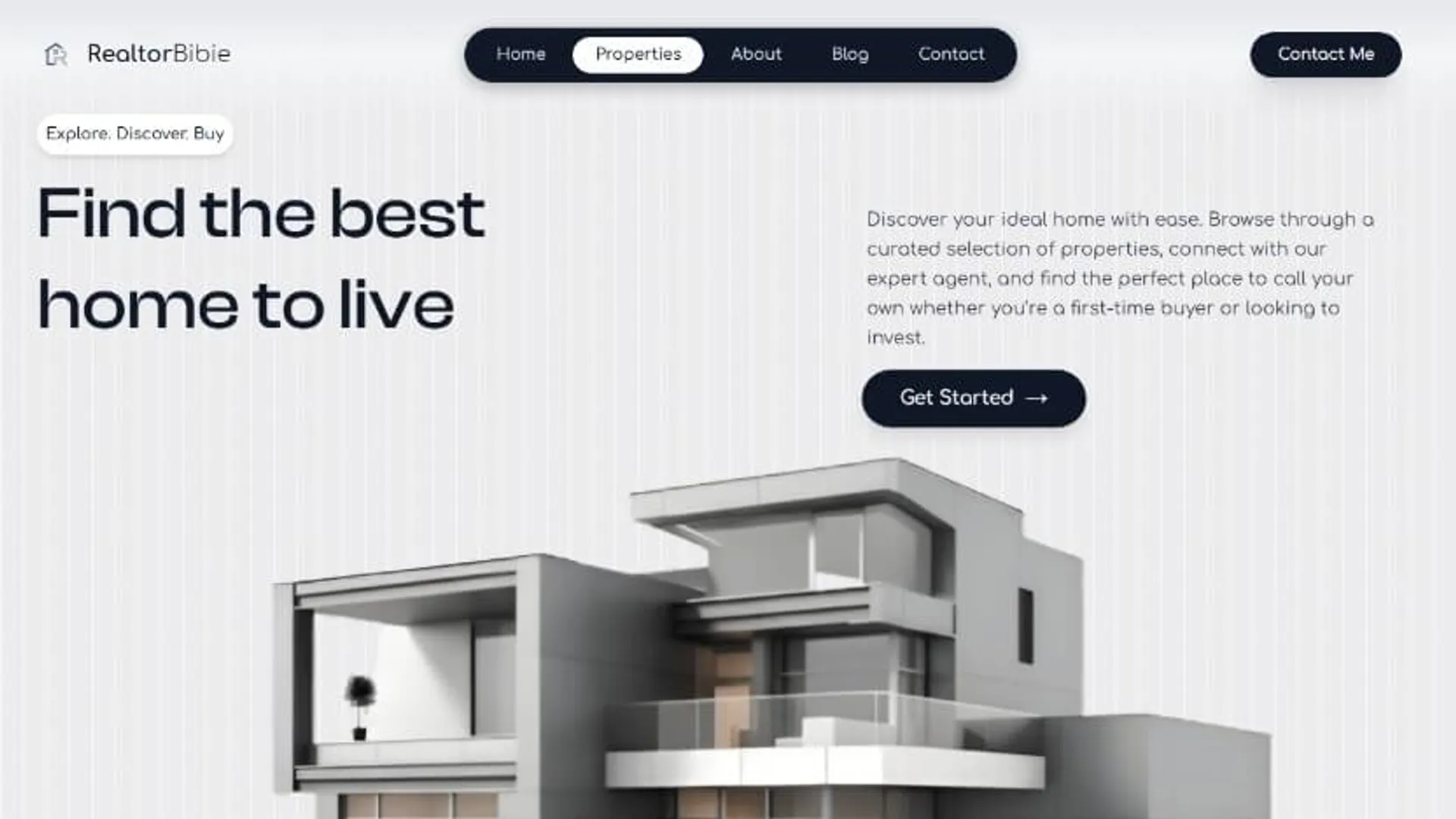 Realtorbibie landing page